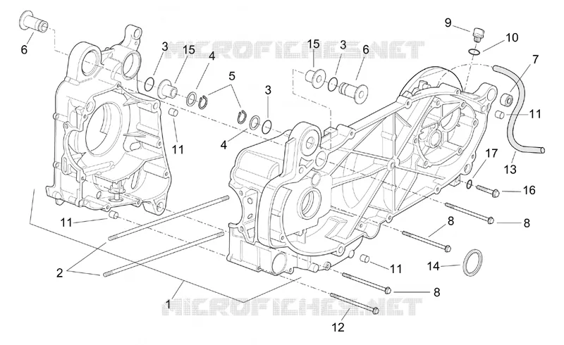 Carter Aprilia APRILIA-SCOOTER 250 LEONARDO 1999  Leonardo (engine Yamaha)