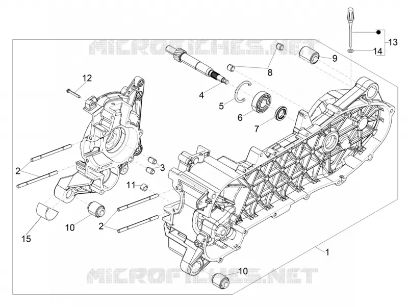 Carter Aprilia APRILIA-SCOOTER 50 SR 2018  SR 50 Motard 50 2T Euro 4