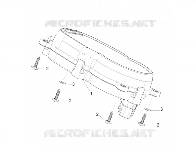 Groupe instruments - Cruscotto Aprilia APRILIA-SCOOTER 50 SR 2018  SR 50 Motard 50 2T Euro 4