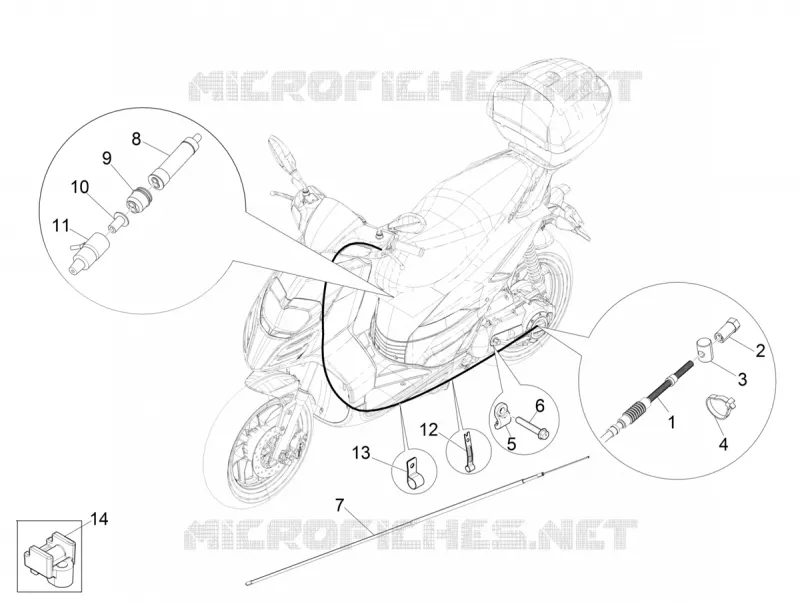 Transmissions Aprilia APRILIA-SCOOTER 50 SR 2018  SR 50 Motard 50 2T Euro 4