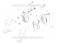 Pince frein AV Chassis 1100 aprilia-moto TUONO 2018 25
