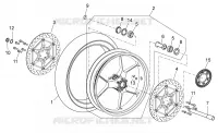 Roue AV Chassis 1100 aprilia-moto TUONO 2018 29