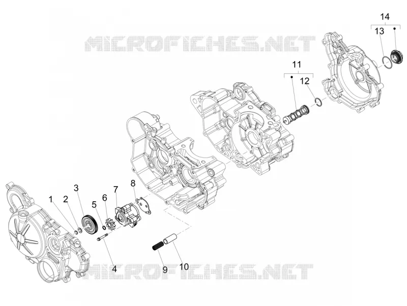 Pompe d'huile Aprilia APRILIA-MOTORCYCLES 125 RX 2018  RX 125 E4