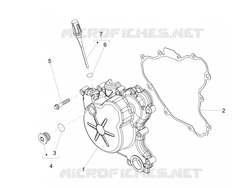 Carter de volant Aprilia APRILIA-MOTORCYCLES 125 RX 2019  RX 125 E4