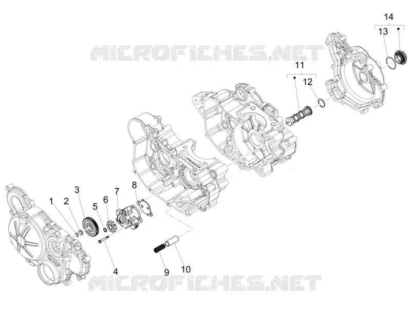 Pompe d'huile Aprilia APRILIA-MOTORCYCLES 125 RX 2020  RX 125 E4