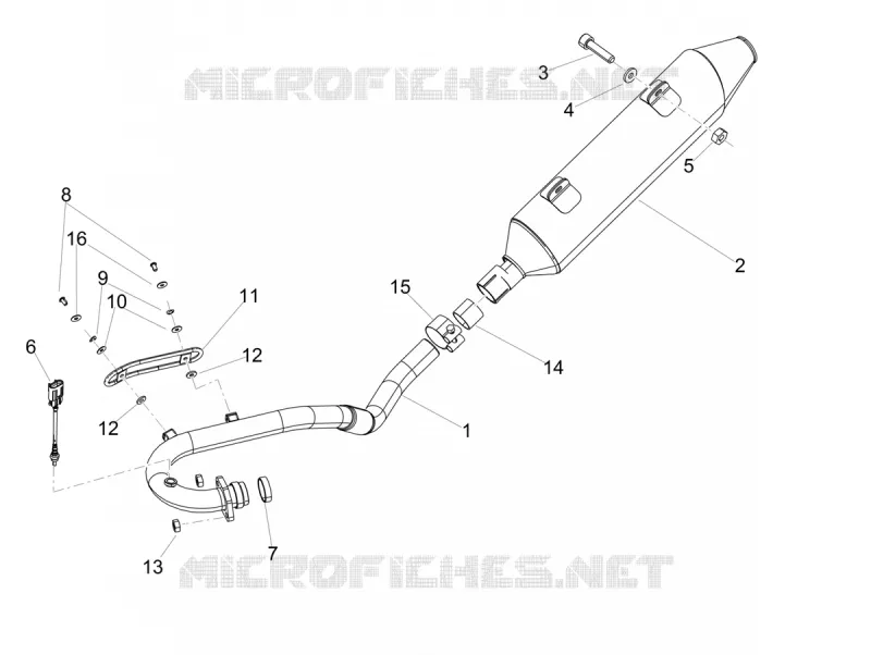 Silencieux Aprilia APRILIA-MOTORCYCLES 125 RX 2019  RX 125 E4