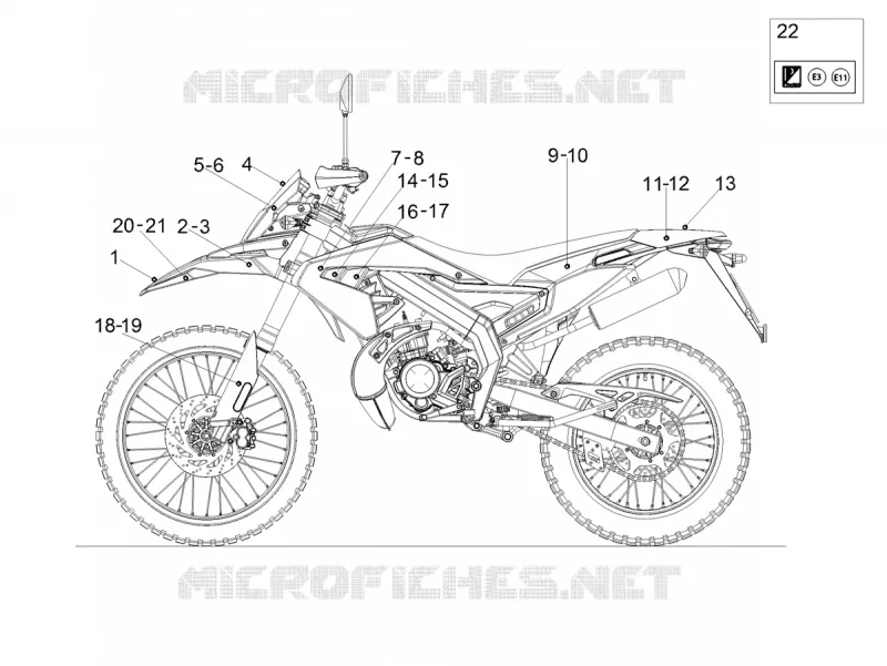 Décalco Aprilia APRILIA-MOTORCYCLES 50 RX 2020  RX 50 Factory E4