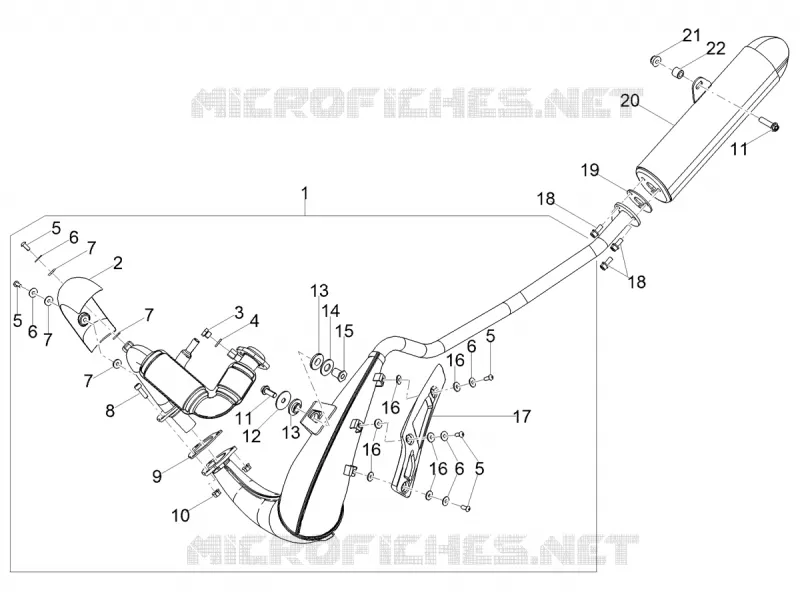 Pot d''échappement Aprilia APRILIA-MOTORCYCLES 50 RX 2020  RX 50 Factory E4