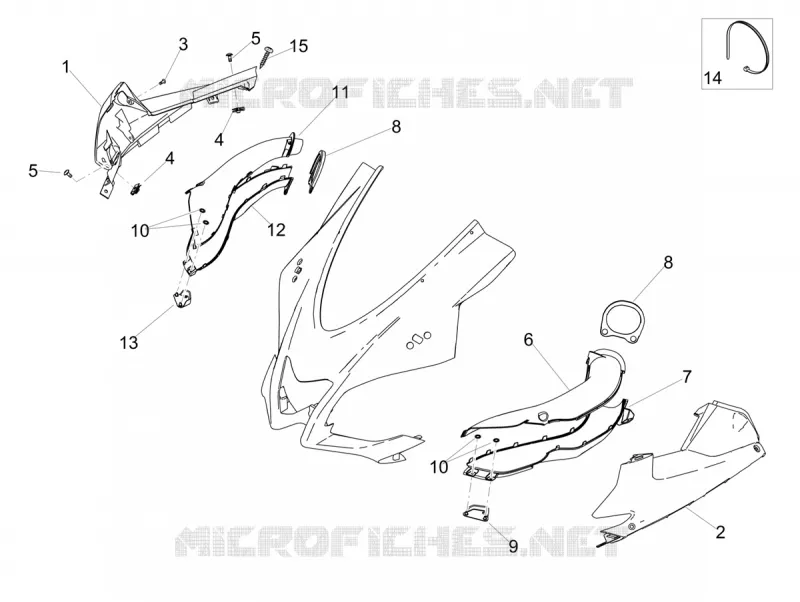 CONVOYEUR D'AIR Aprilia APRILIA-MOTORCYCLES 1100 RSV4 2019  RSV4 1100 Racing Factory Euro 4 ABS