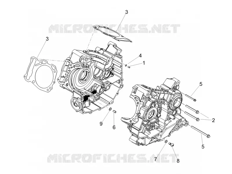 CARTERS MOTEUR I Aprilia APRILIA-MOTORCYCLES 900 SHIVER 2020  Shiver 900 Euro 4 ABS NAVI