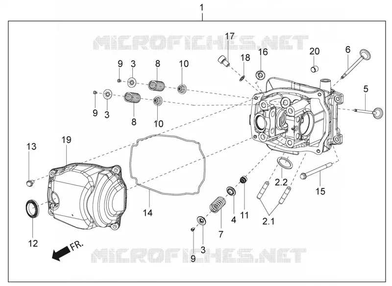 CULASSE - SOUPAPES Aprilia APRILIA-SCOOTER 150 SR 2018  SR 150 4T/3V