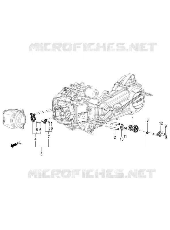 ENSEMBLE CULBUTEURS Aprilia APRILIA-SCOOTER 150 SR 2018  SR 150 4T/3V