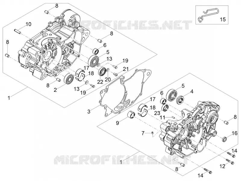 CARTERS MOTEUR I Aprilia APRILIA-MOTORCYCLES 125 TUONO 2020  Tuono 125 4T Euro 4 ABS