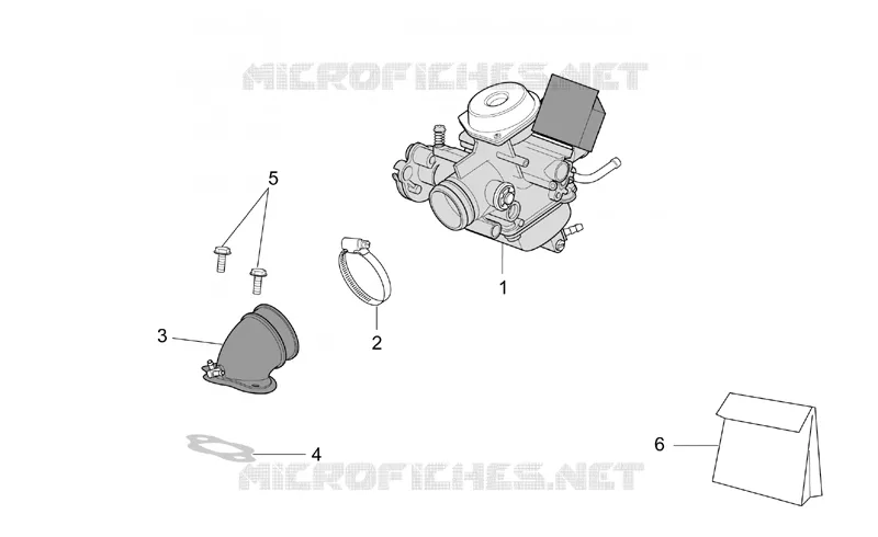 Carburateur Aprilia APRILIA-SCOOTER 150 MOJITO 2003  Mojito