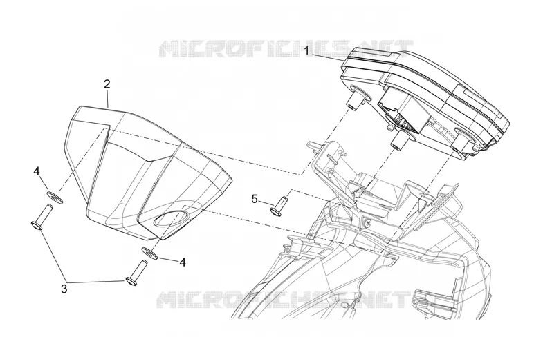 Tableau de bord Aprilia APRILIA-MOTORCYCLES 850 NA-MANA 2010  NA Mana