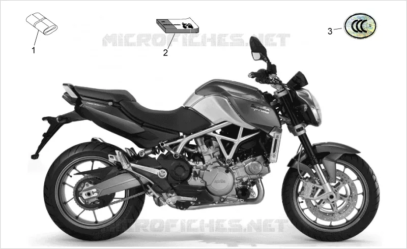 Trousse outils+manuel d’instr. Aprilia APRILIA-MOTORCYCLES 850 NA-MANA 2015  NA Mana GT