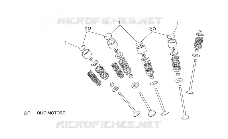 Plaquettes soupapes Aprilia APRILIA-MOTORCYCLES 650 PEGASO 1998  Pegaso
