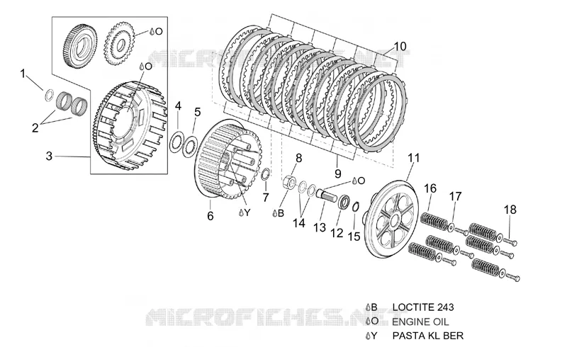 Embrayage Aprilia APRILIA-MOTORCYCLES 650 PEGASO 2003  Pegaso IE
