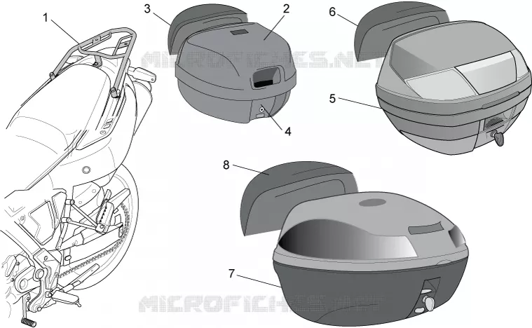 Acc.-Transformation II Aprilia APRILIA-MOTORCYCLES 650 PEGASO 2007  Pegaso Strada - Trail IE
