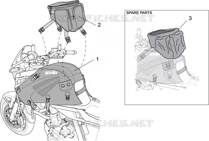 Acc.-Transformation III Aprilia APRILIA-MOTORCYCLES 650 PEGASO 2005  Pegaso Strada - Trail IE