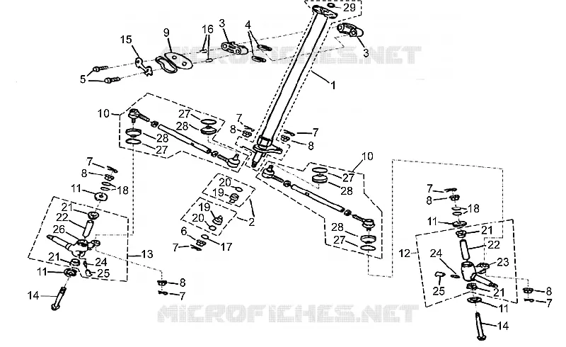 Direction Aprilia APRILIA-QUAD 180 QUASAR 2004  Quasar