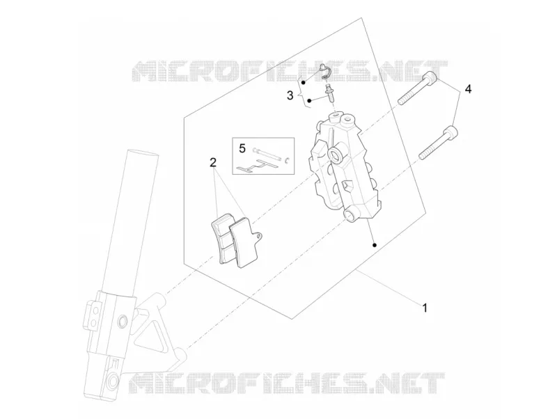 ETRIER DE FREIN AVANT Aprilia APRILIA-MOTORCYCLES 50 RS4 2014  RS4 50 2T