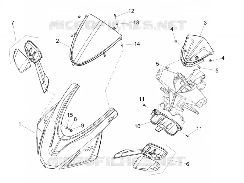 TETE DE FOURCHE Aprilia APRILIA-MOTORCYCLES 660 RS 2020  RS 660 4T 8V Euro 5 ABS