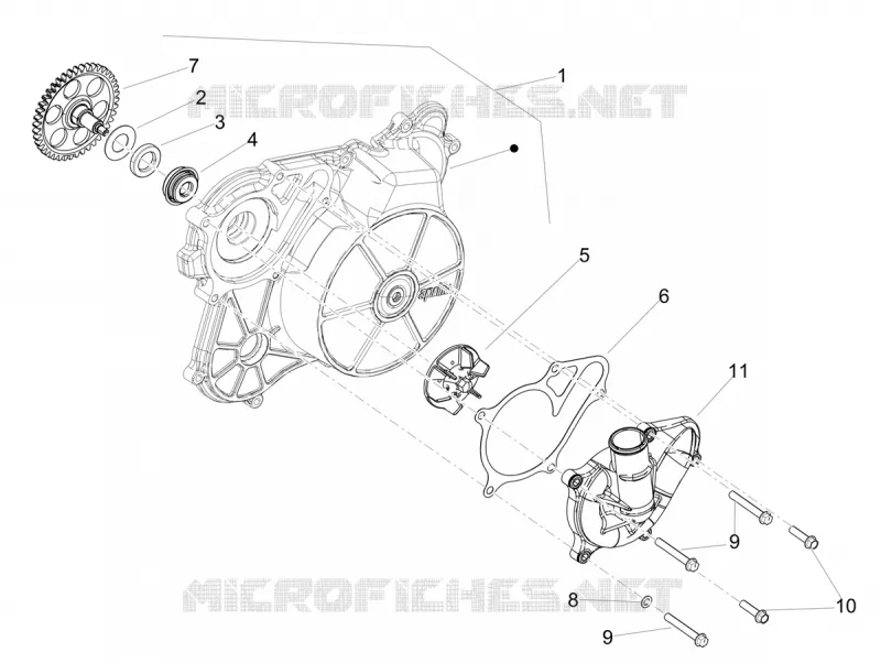POMPE A EAU Aprilia APRILIA-MOTORCYCLES 660 RS 2020  RS 660 4T 8V Euro 5 ABS