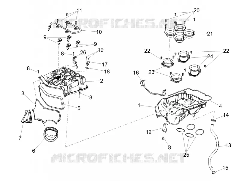 BOITE A AIR Aprilia APRILIA-MOTORCYCLES 1100 RSV4 2023  RSV4 1100 Euro 5 ABS