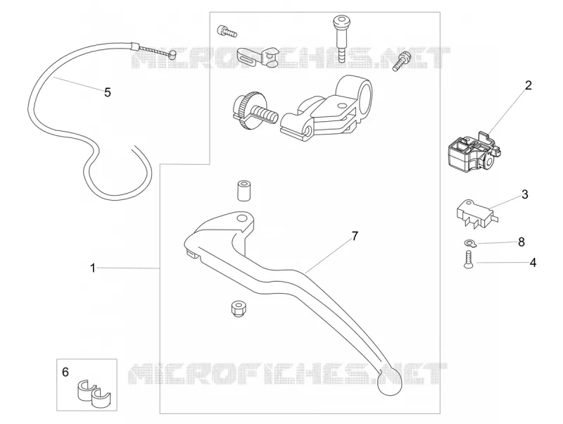 LEVIER D'EMBRAYAGE Aprilia APRILIA-MOTORCYCLES 1100 RSV4 2023  RSV4 1100 Euro 5 ABS