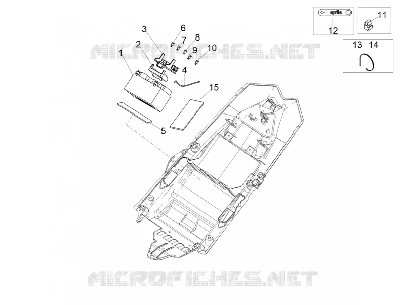 CIRCUIT ELECTRIQUE ARRIERE Aprilia APRILIA-MOTORCYCLES 1100 RSV4 2021  RSV4 1100 Euro 5 ABS
