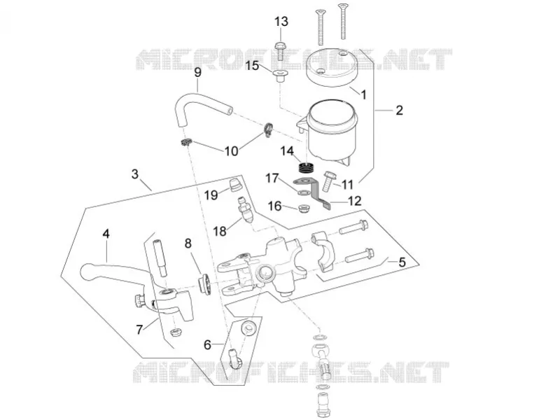 MAITRE CYLINDRE DE FREIN AVANT Aprilia APRILIA-MOTORCYCLES 1100 RSV4 2022  RSV4 1100 Factory Euro 5 ABS