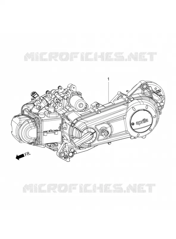 MOTEUR COMPLET Aprilia APRILIA-SCOOTER 125 SR 2020  SR 125 STORM TT BSIV