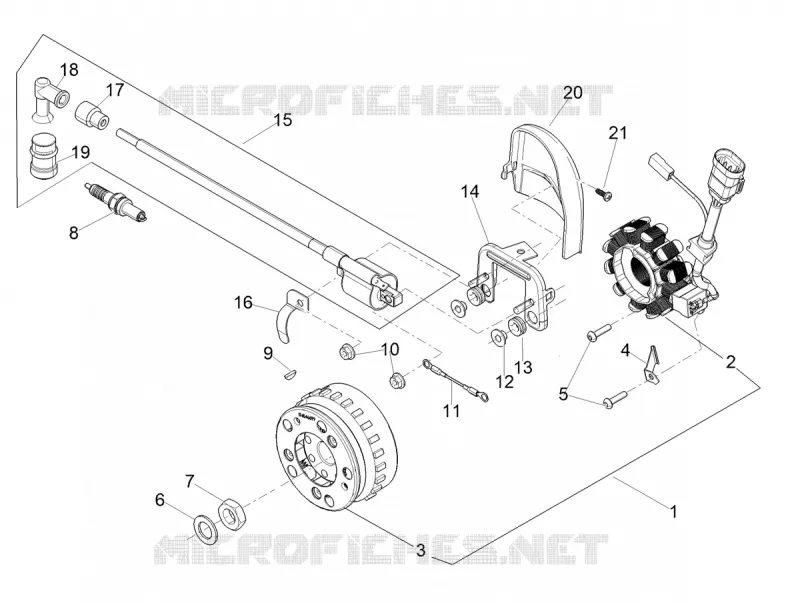 ALLUMAGE - ROTOR - STATOR Aprilia APRILIA-SCOOTER 160 SXR 2023  SXR 160 BSVI ABS