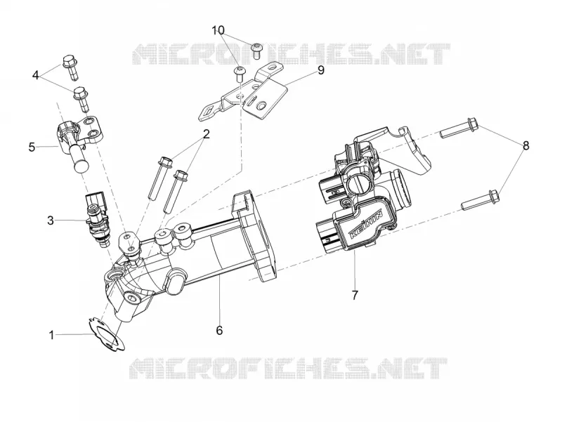 BOITIER PAPILLON INJECTION Aprilia APRILIA-SCOOTER 160 SXR 2023  SXR 160 BSVI ABS