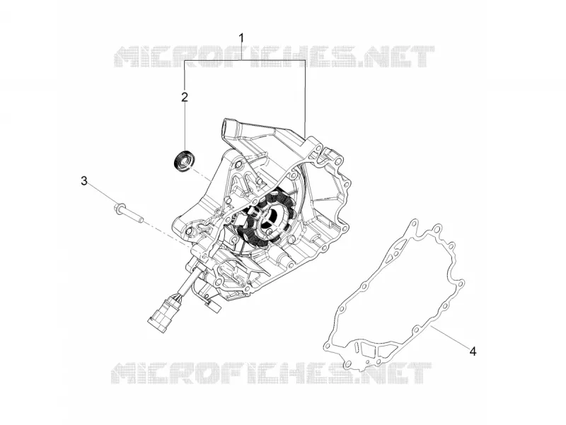 CARTER DE VOLANT MAGNETIQUE Aprilia APRILIA-SCOOTER 160 SXR 2021  SXR 160 BSVI ABS