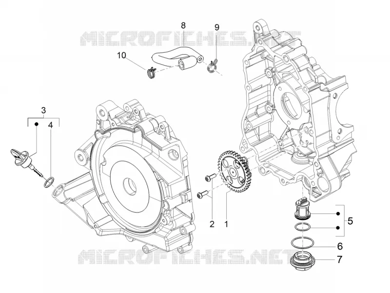 Pompe à huile Aprilia APRILIA-SCOOTER 160 SXR 2021  SXR 160 BSVI ABS