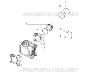 CYLINDRE - PISTON MOTEUR 50 aprilia-moto SXR 2022 16