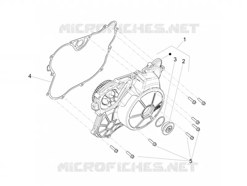 CARTER DE VOLANT MAGNETIQUE Aprilia APRILIA-MOTORCYCLES 660 TUAREG 2022  Tuareg 660 Euro 5 ABS