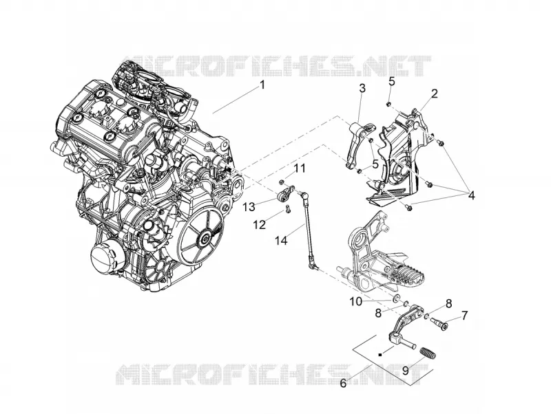 MOTEUR - SELECTEUR - PIGNON Aprilia APRILIA-MOTORCYCLES 660 TUAREG 2023  Tuareg 660 Euro 5 ABS