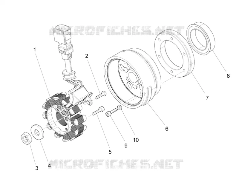 ALLUMAGE - ROTOR - STATOR Aprilia APRILIA-MOTORCYCLES 125 TUONO 2023  Tuono 125 4T Euro 5 ABS