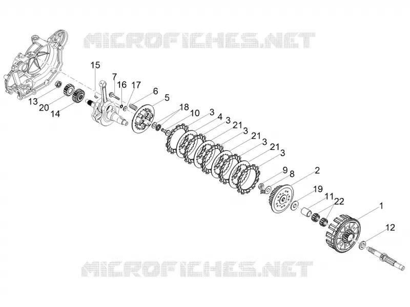 EMBRAYAGE Aprilia APRILIA-MOTORCYCLES 125 TUONO 2024  Tuono 125 4T Euro 5 ABS
