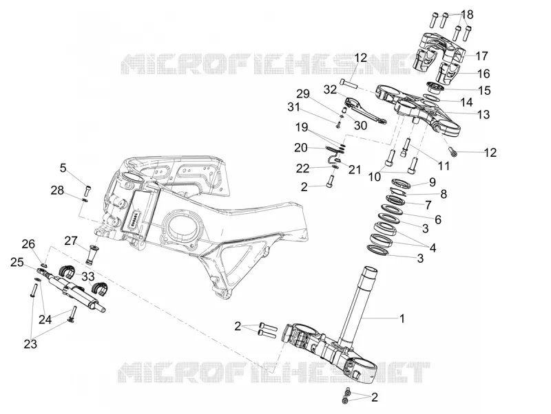DIRECTION Aprilia APRILIA-MOTORCYCLES 1100 TUONO 2021  Tuono V4 Factory 1100 Euro 5 Superpole ABS