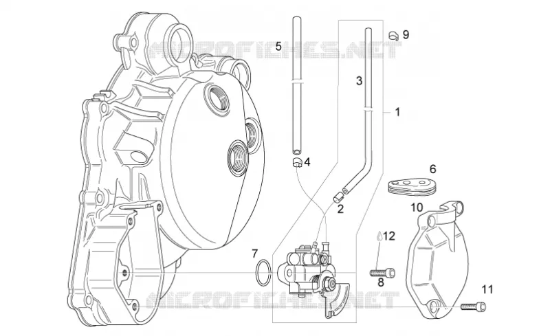 Pompe huile Aprilia APRILIA-MOTORCYCLES 125 RS 2006  RS 125