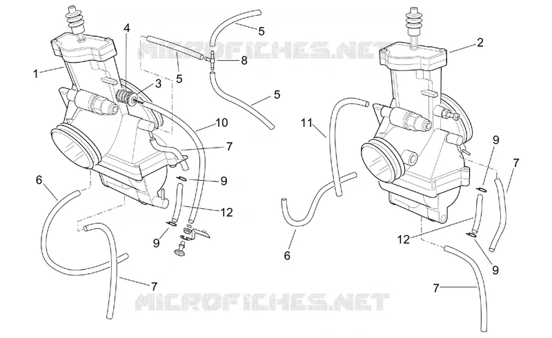 Carburateur I Aprilia APRILIA-MOTORCYCLES 250 RS 1995  RS 250