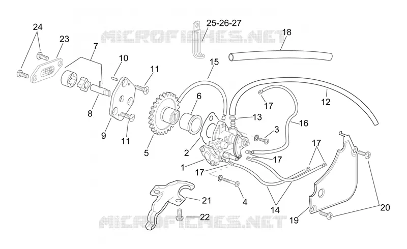 Pompe huile Aprilia APRILIA-MOTORCYCLES 250 RS 2002  RS 250