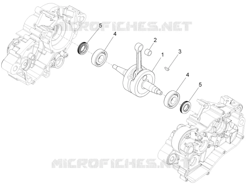Arbre moteur Aprilia APRILIA-MOTORCYCLES 50 RS4 2013  RS4 50 2T