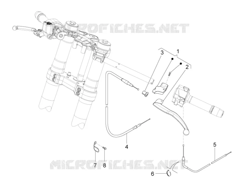 Commande embrayage Aprilia APRILIA-MOTORCYCLES 50 RS4 2013  RS4 50 2T