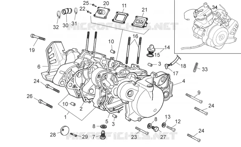 Carters Aprilia APRILIA-MOTORCYCLES 50 RS 2006  RS 50
