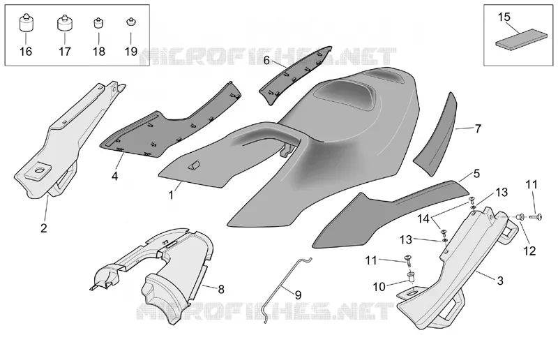 Selle Aprilia APRILIA-MOTORCYCLES 1000 RST-FUTURA 2003  RST 1000 Futura